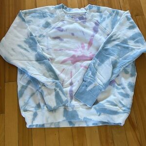 Spiritual gangster women’s sweatshirt. Size small. Tie-dye.